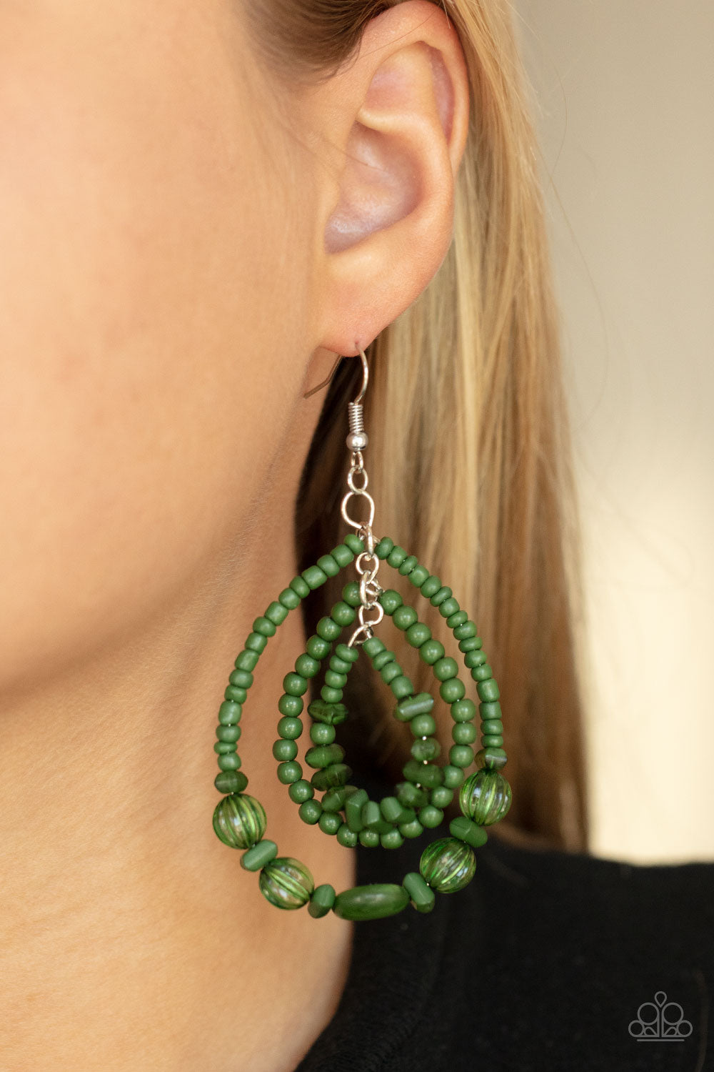 Prana Party-Green Earring