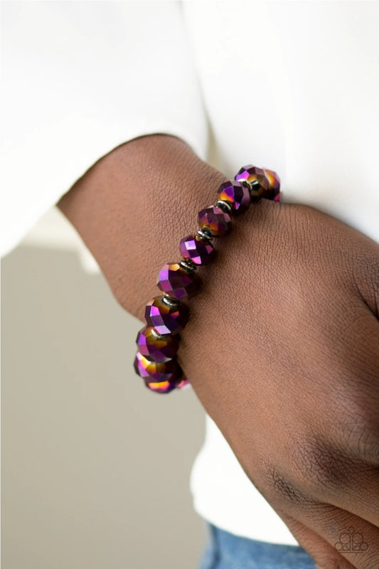 Beautifully Bewitching-Purple Bracelet