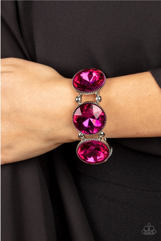 Powerhouse Hustle-Pink Bracelet