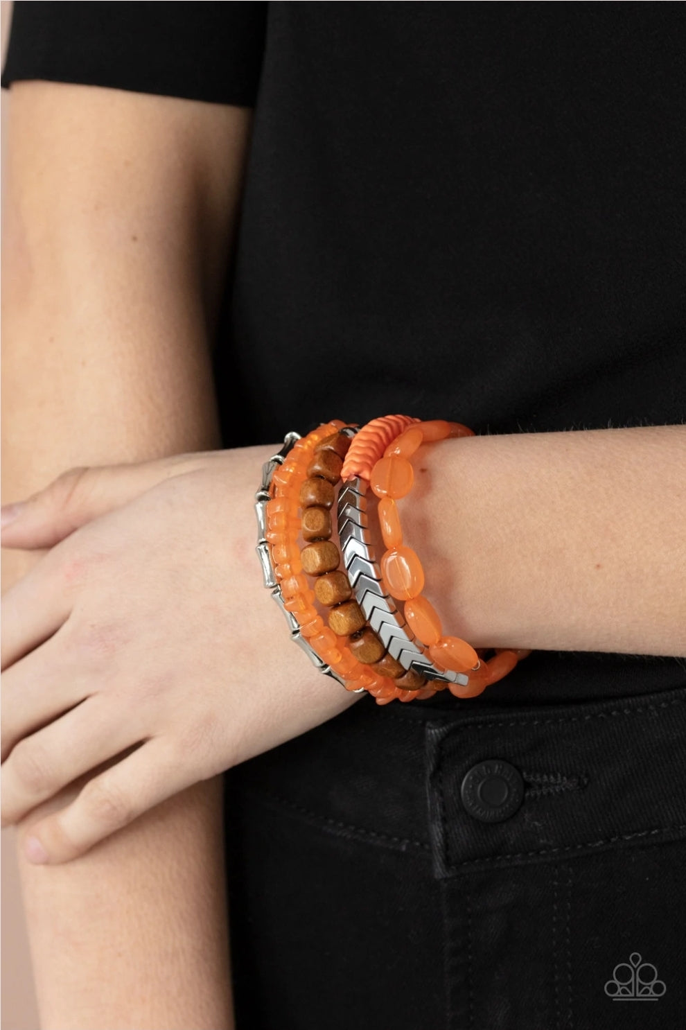 Outdoor Retreat-Orange Bracelet