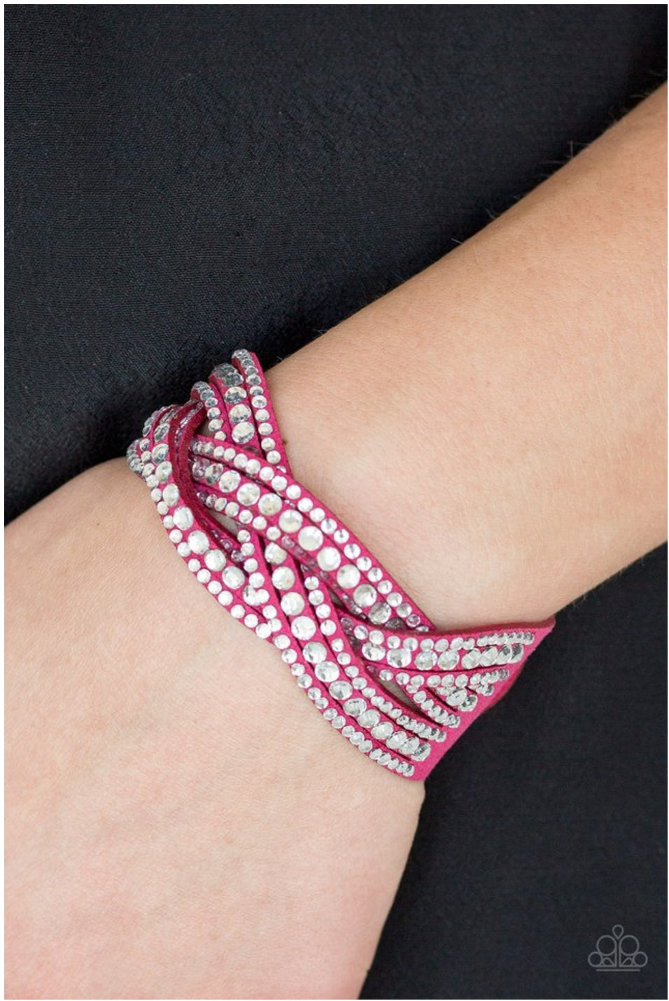 Bring on the Bling-Pink Bracelet