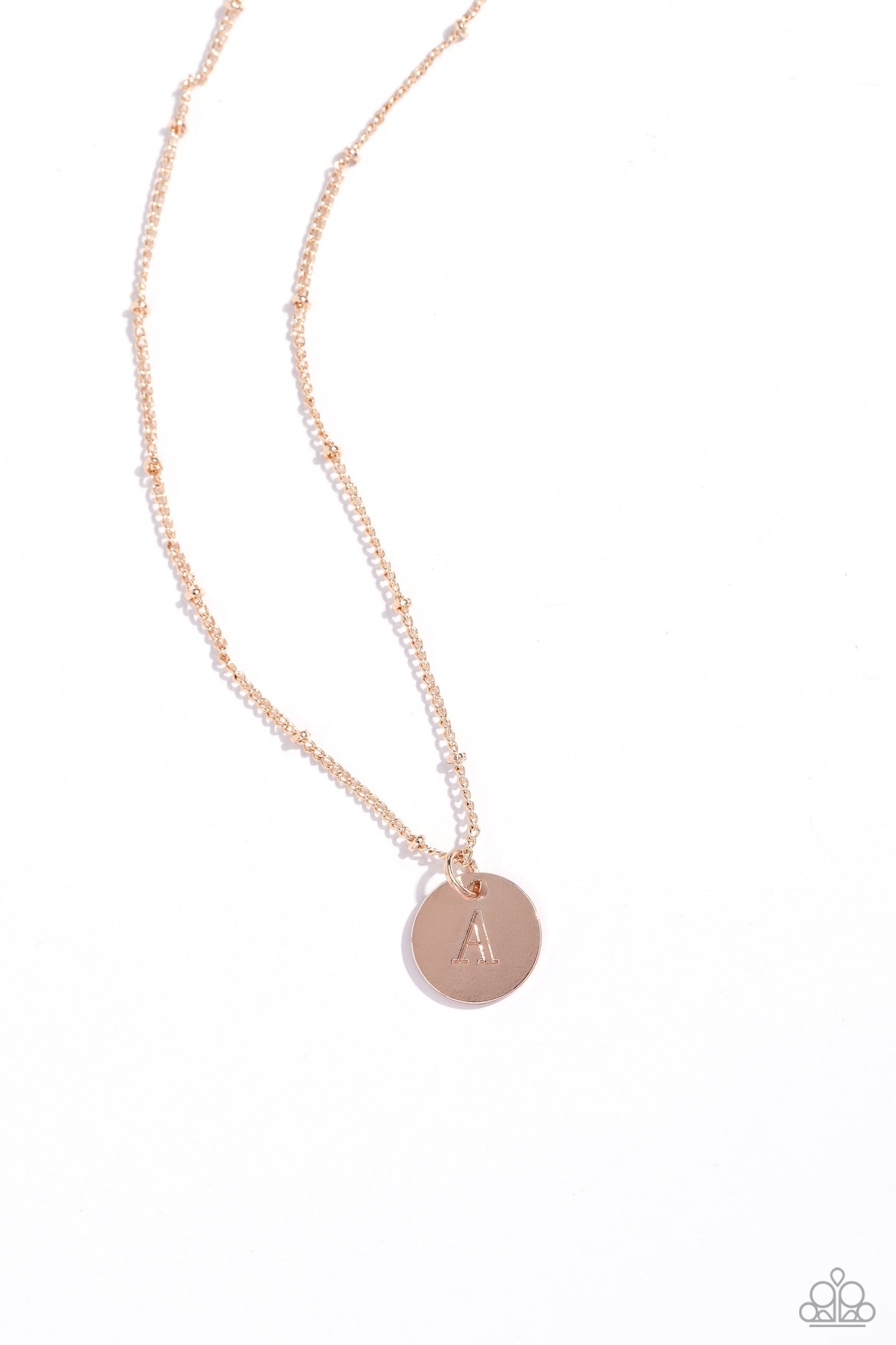 Initial Elegance - Rose Gold - A