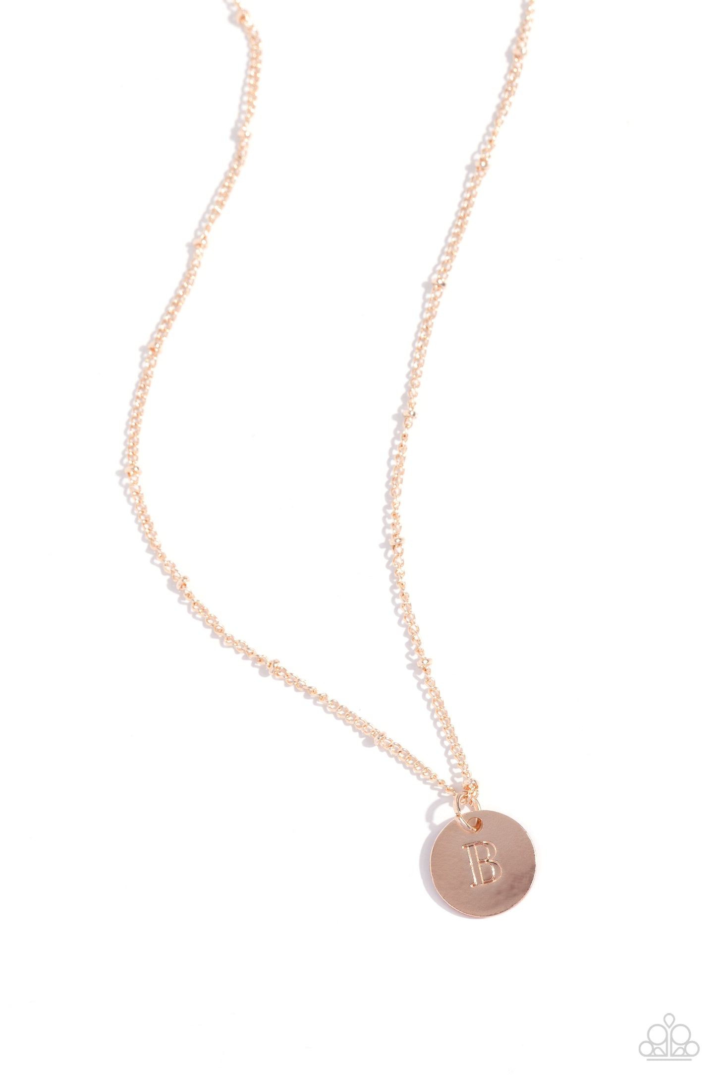 Initial Elegance - Rose Gold - B