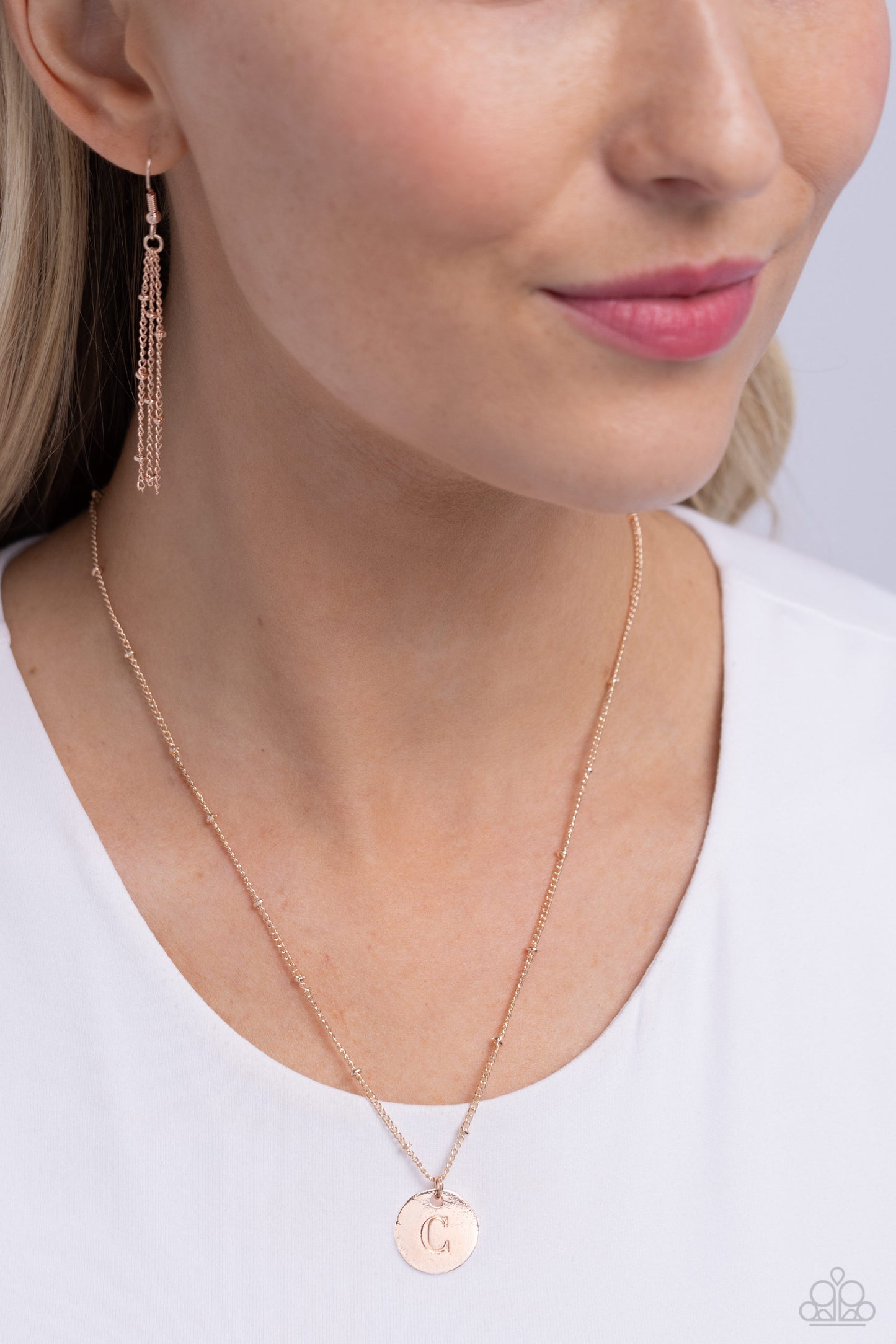 Initial Elegance - Rose Gold - C