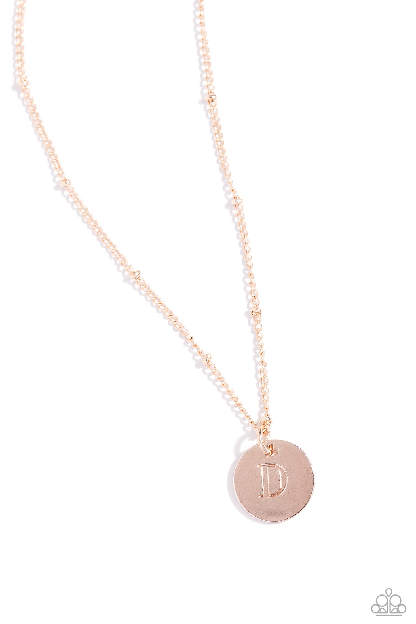 Initial Elegance - Rose Gold - D