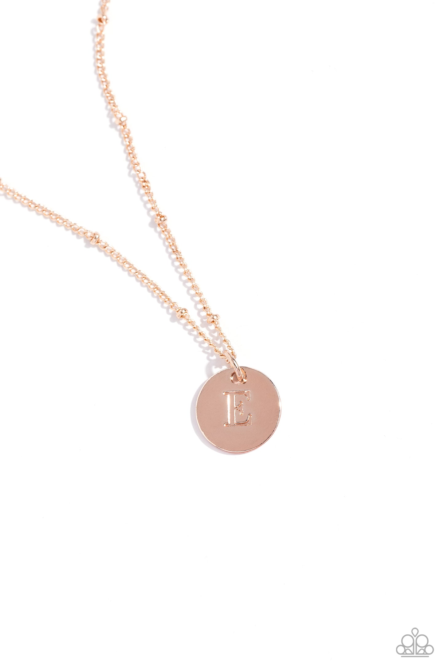 Initial Elegance - Rose Gold - E