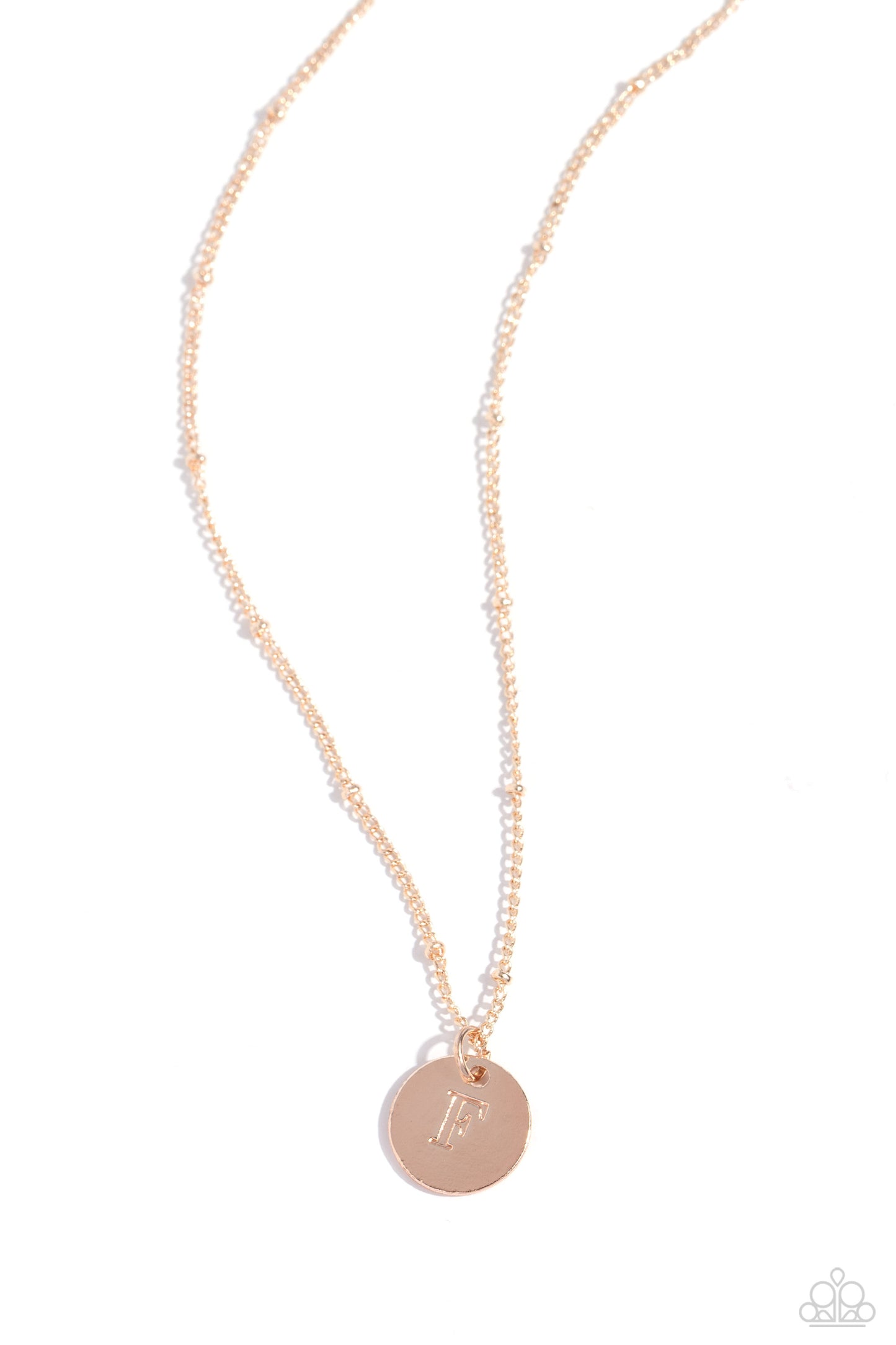 Initial Elegance - Rose Gold - F