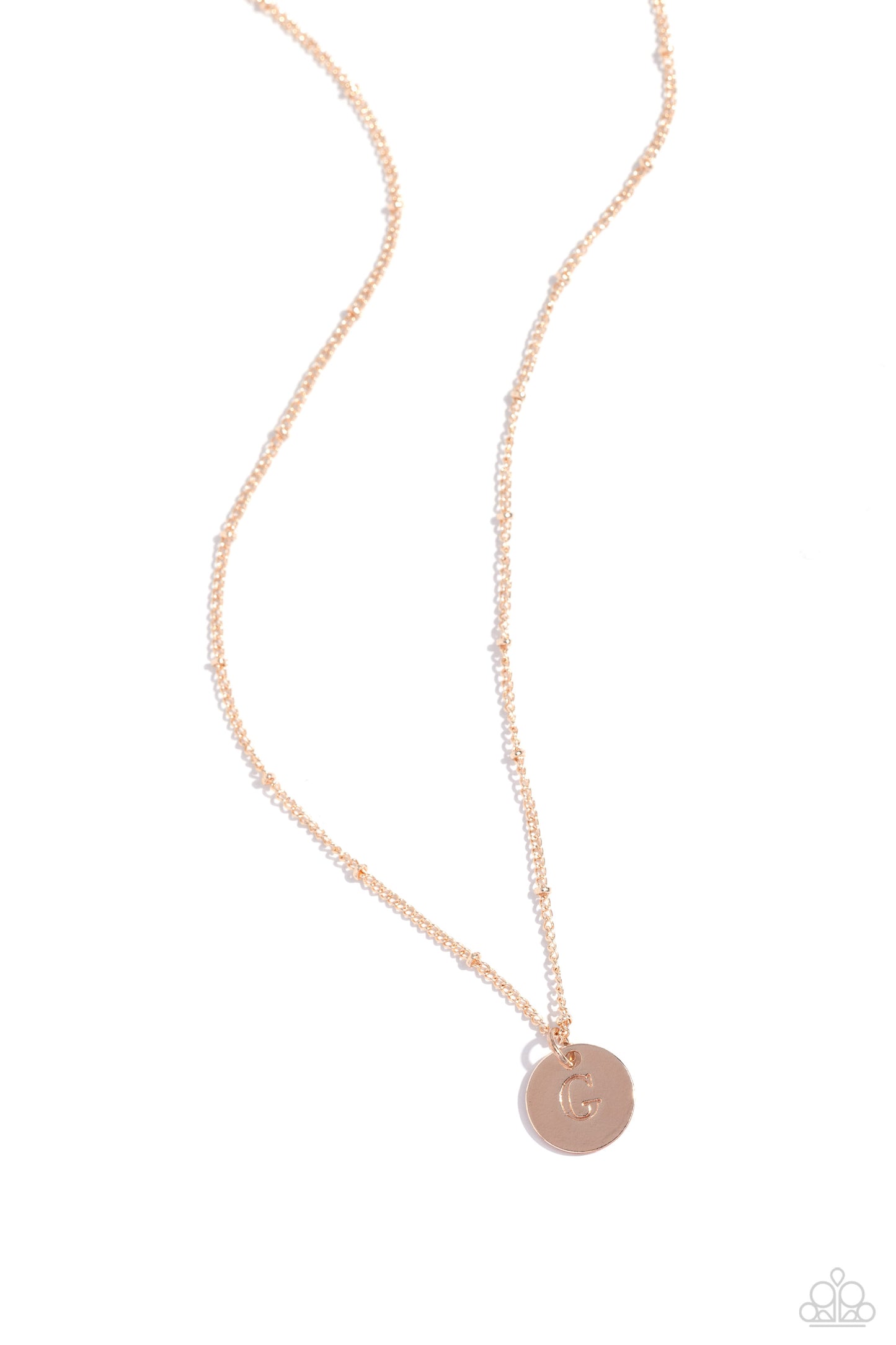Initial Elegance - Rose Gold - G