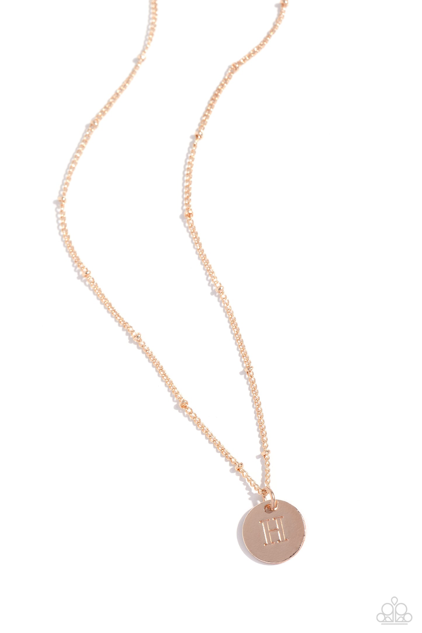 Initial Elegance - Rose Gold - H