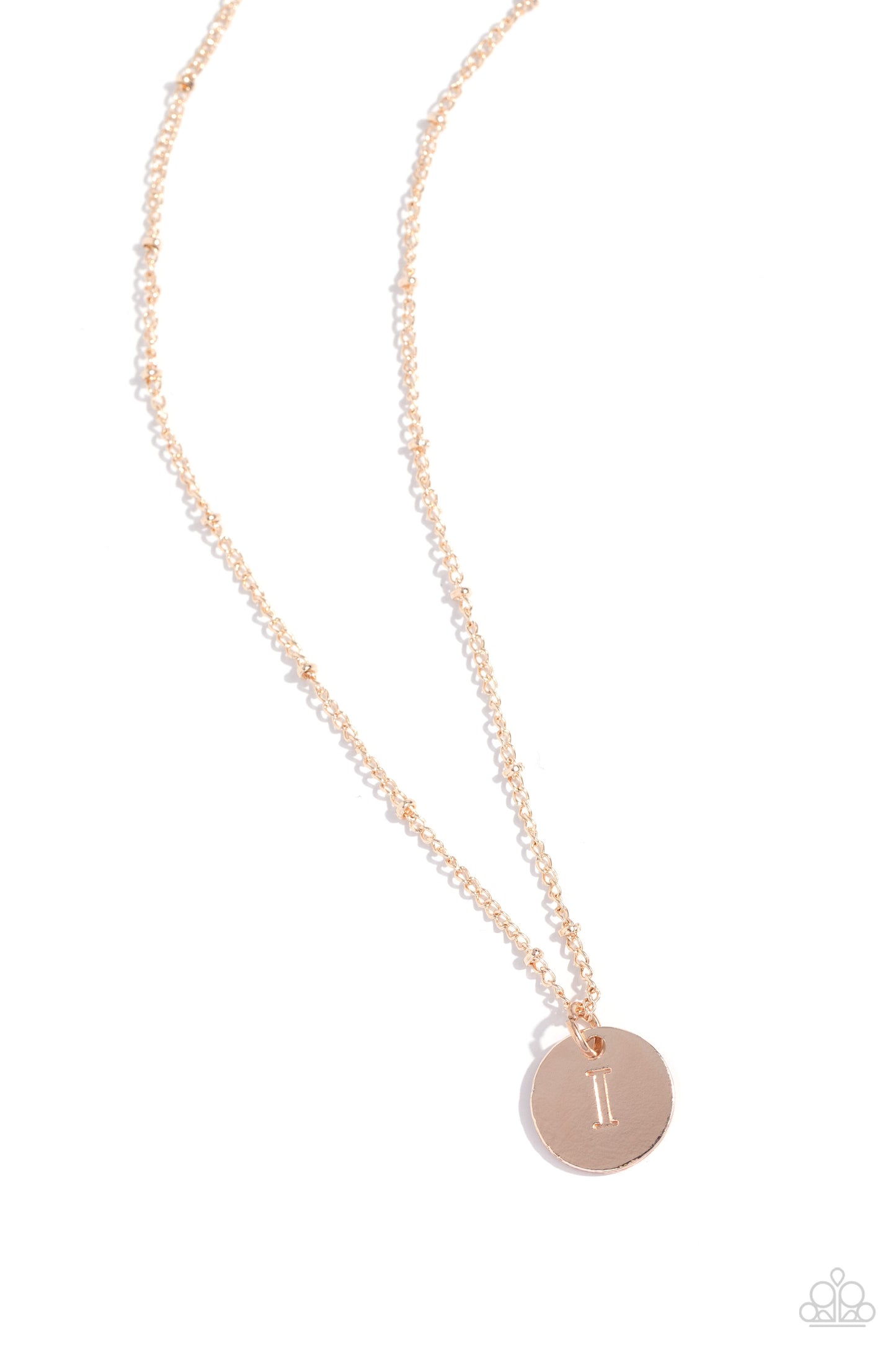 Initial Elegance - Rose Gold - I