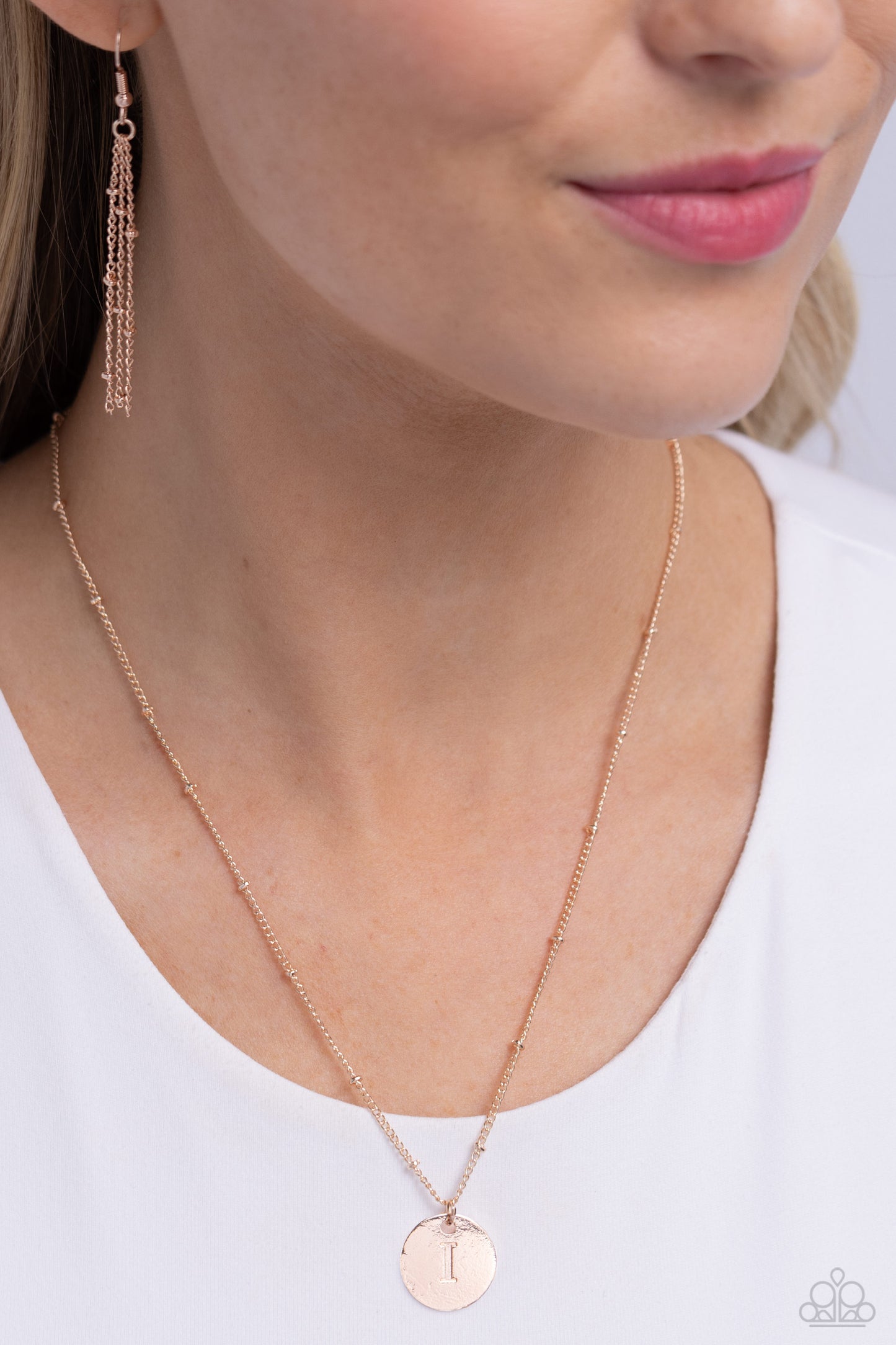 Initial Elegance - Rose Gold - I
