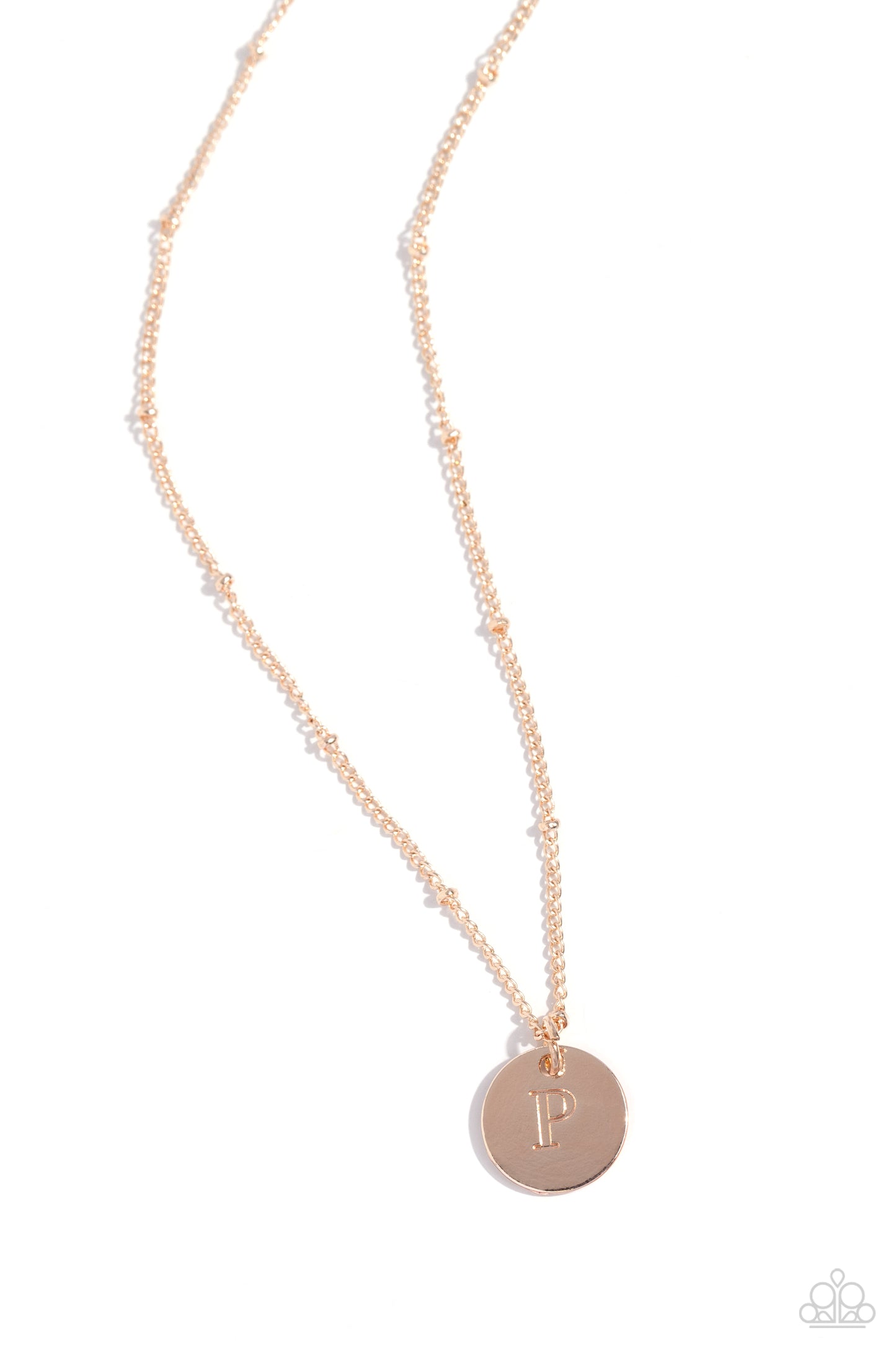 Initial Elegance - Rose Gold - P