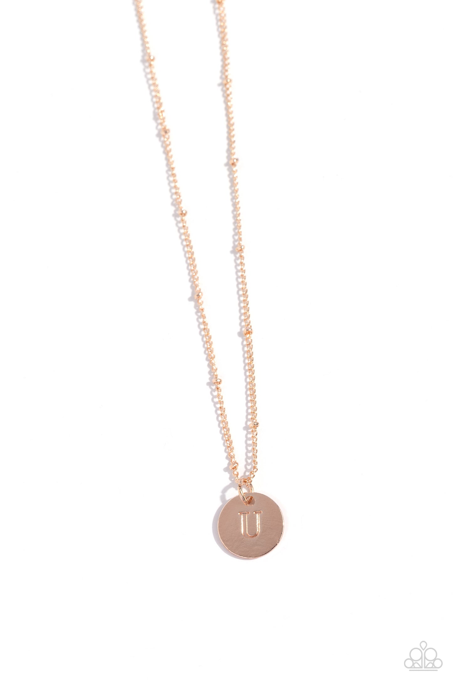 Initial Elegance - Rose Gold - U