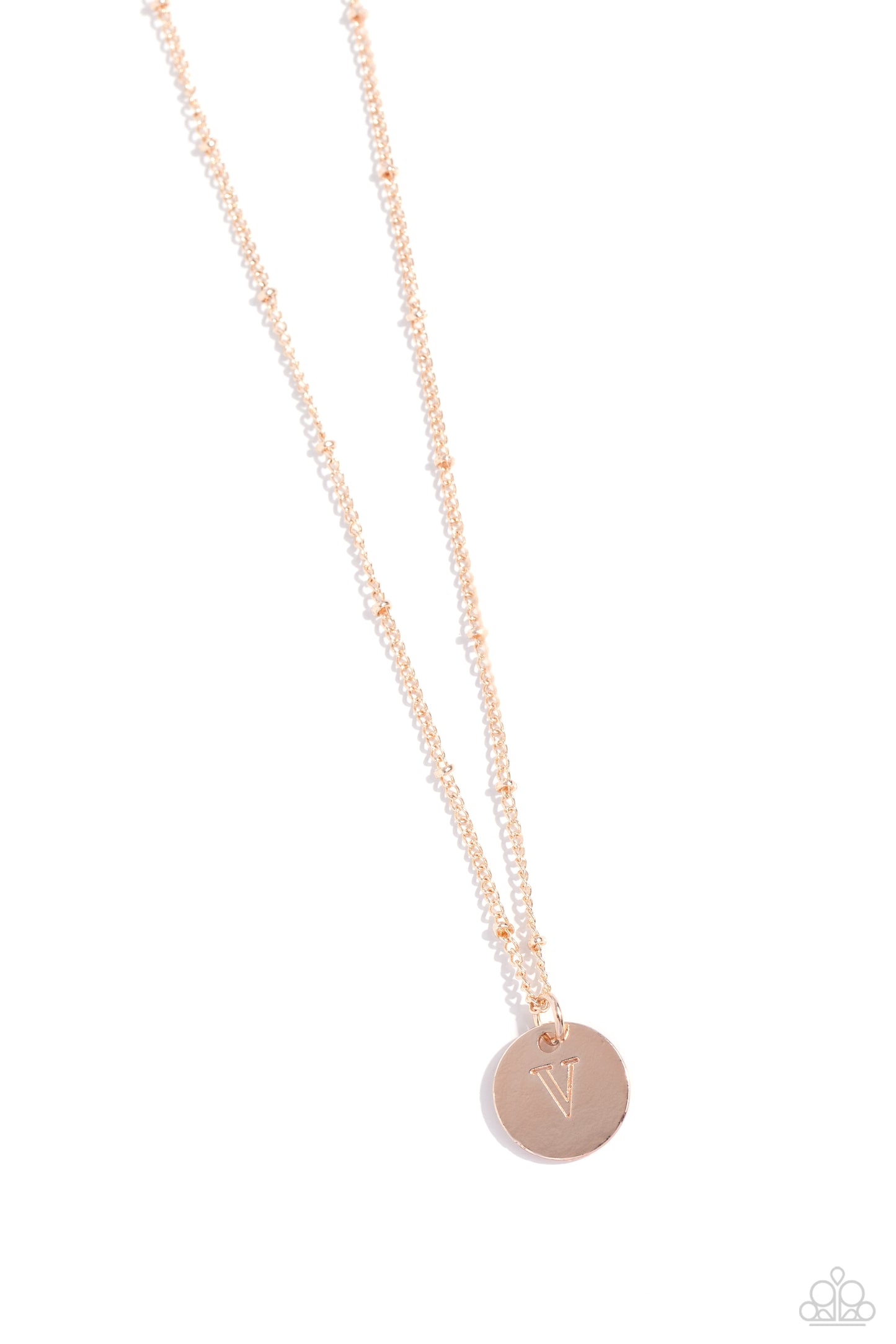 Initial Elegance - Rose Gold - V