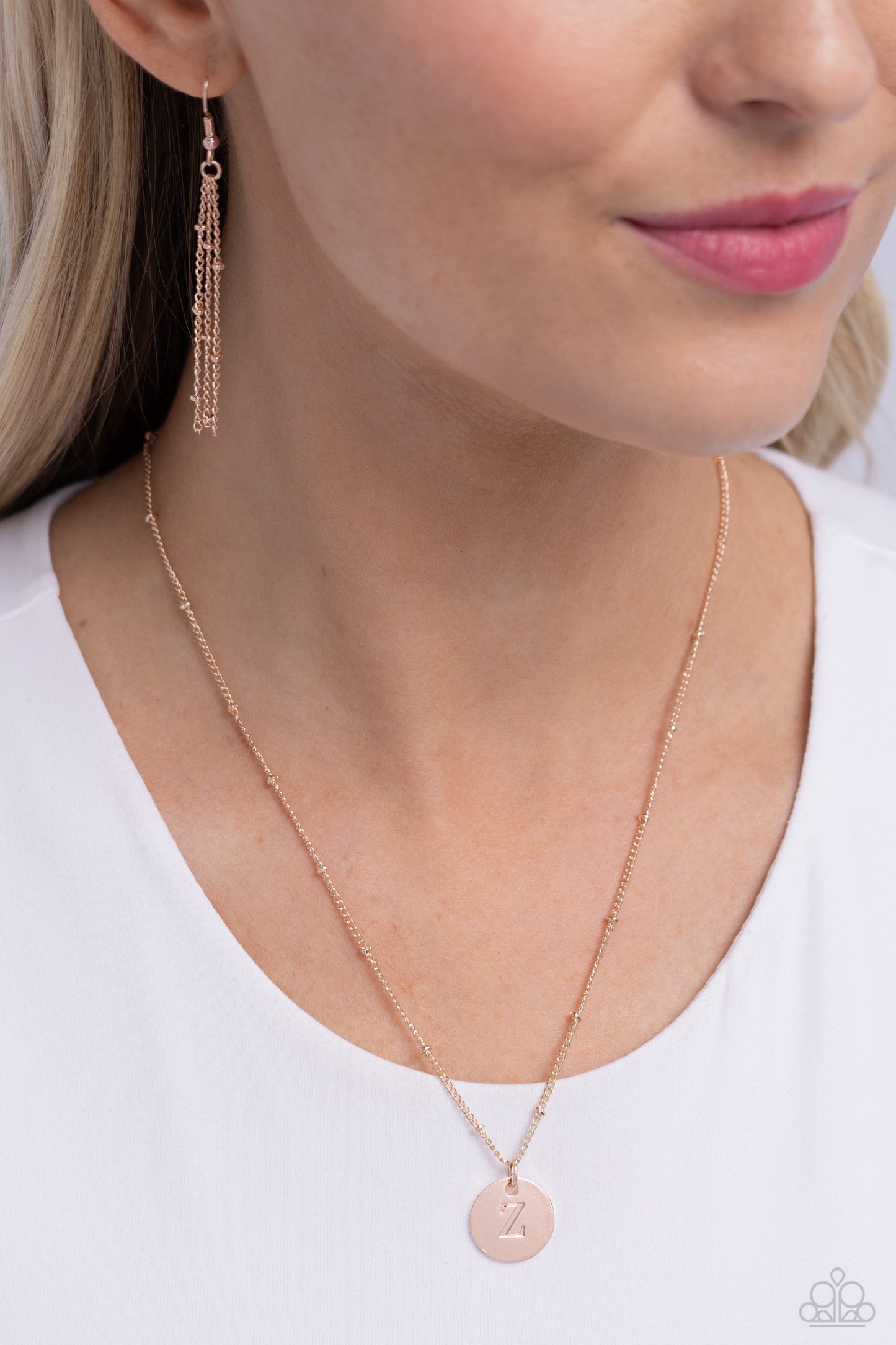 Initial Elegance - Rose Gold - Z