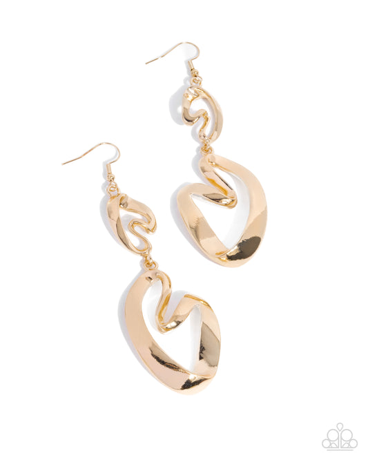 Abstract Angles - Gold