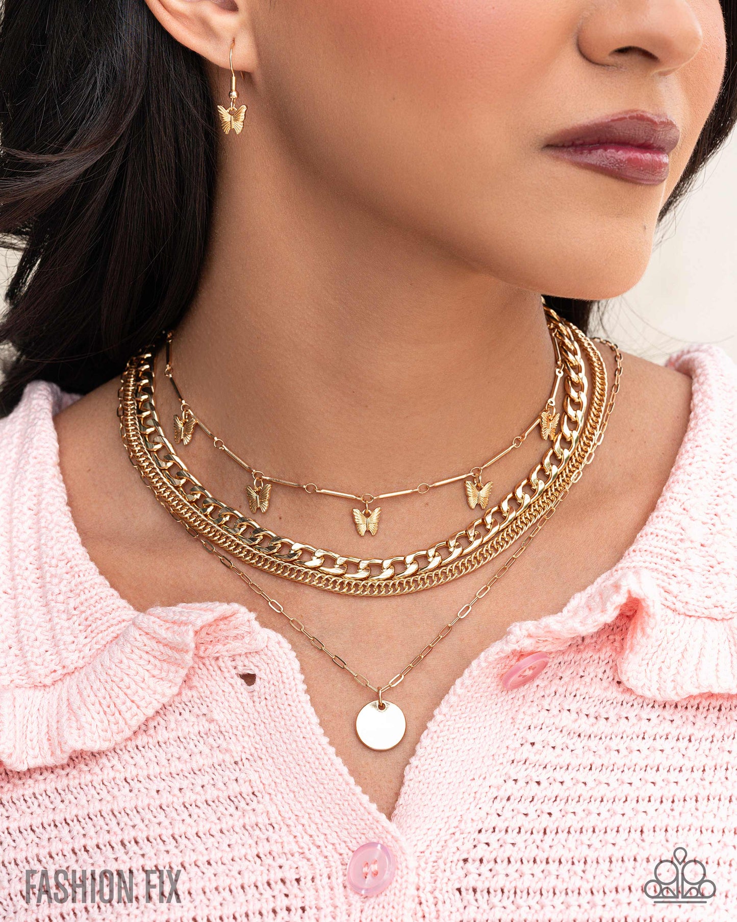 Fluttering Fringe - Gold