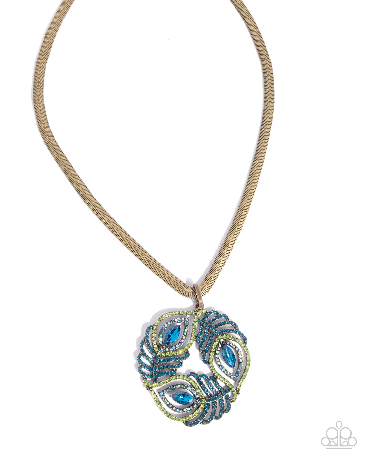Peacock Patchwork - Brass