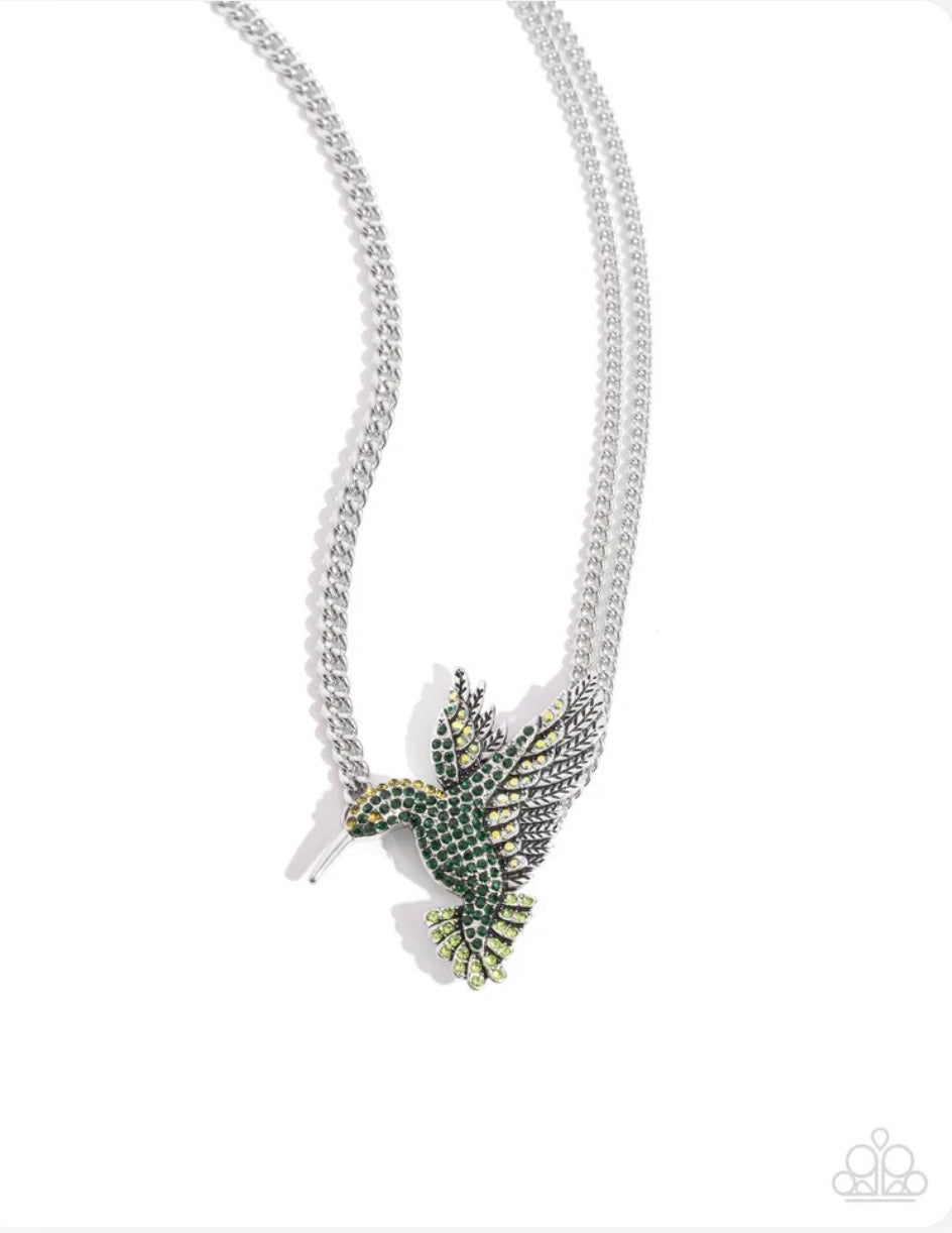 Hummingbird Headline - Green
