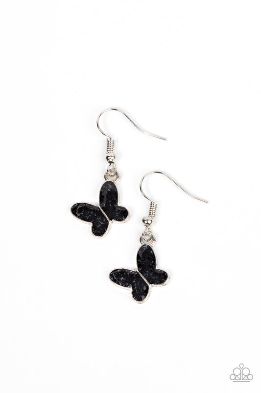 Starlet Shimmer-Butterfly Glitter Earrings