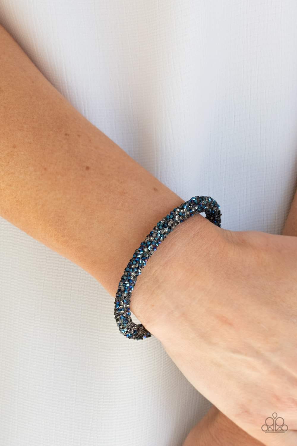 Roll Out The Glitz-Multi Bracelet
