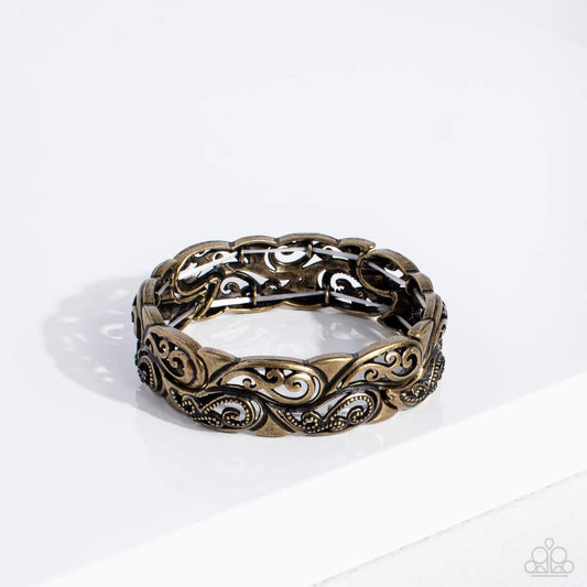 Paisley Portico - Brass