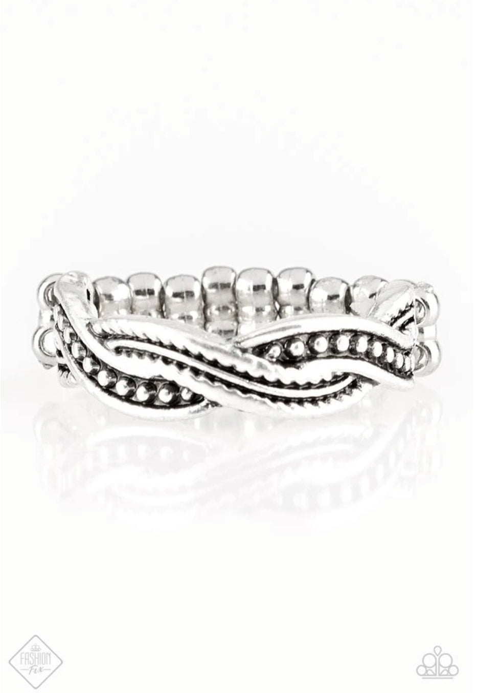 Texture Tango-Silver Ring
