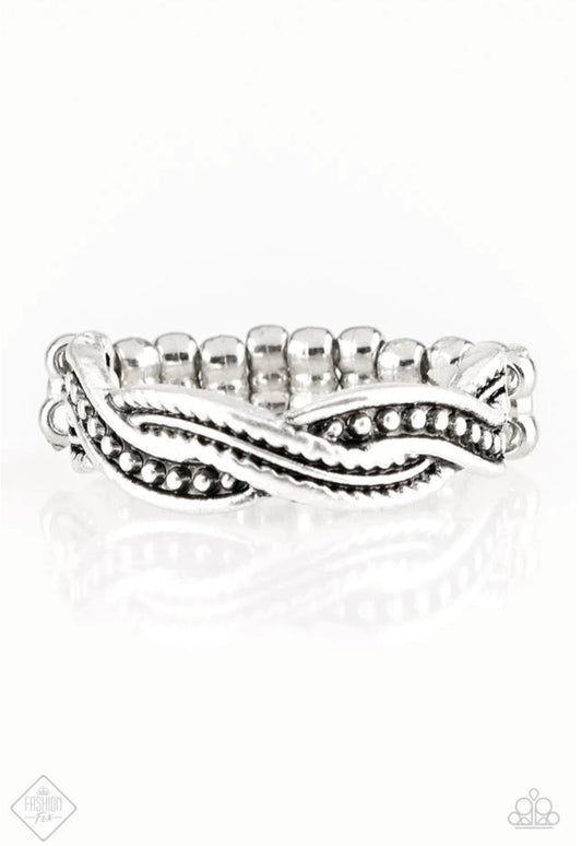 Texture Tango-Silver Ring