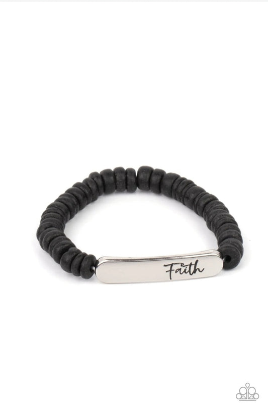 Full Faith-Black Urban Bracelet