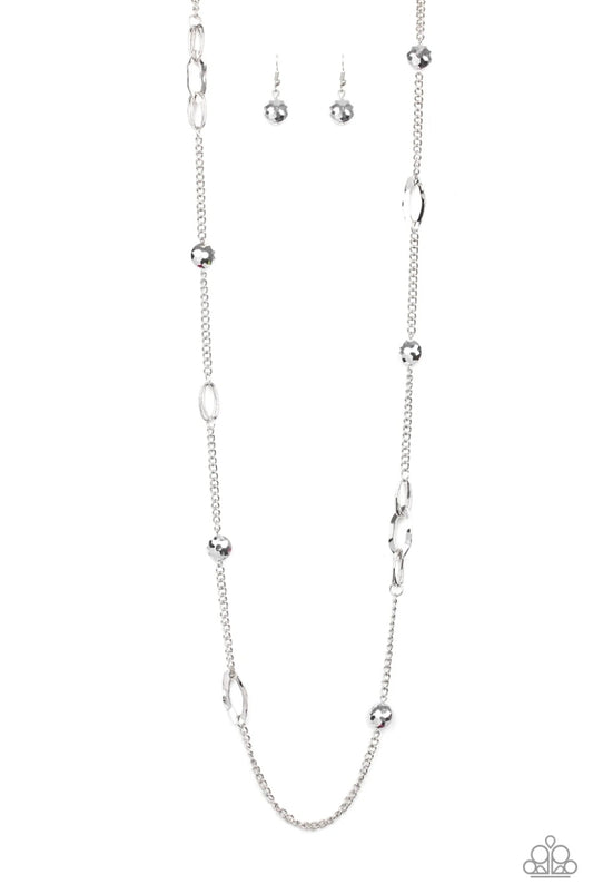 Duchess Dazzle-Silver Necklace