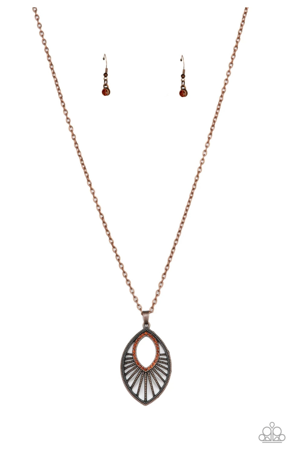 Court Couture-Copper Necklace
