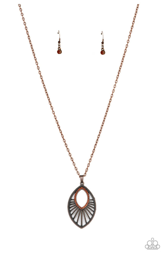 Court Couture-Copper Necklace