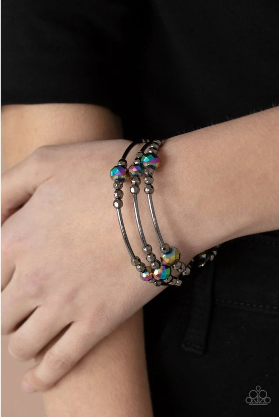Showy Shimmer-Multi Bracelet