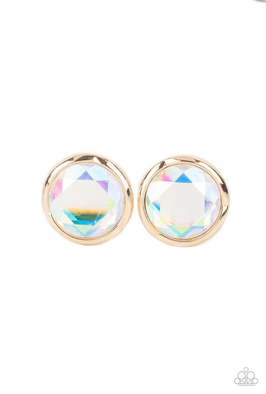Double-Take Twinkle-Gold Post Earring