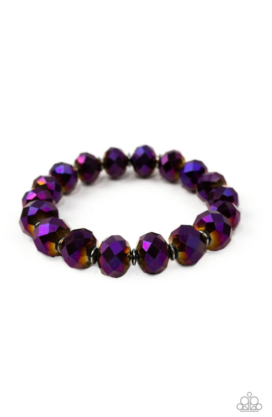 Beautifully Bewitching-Purple Bracelet