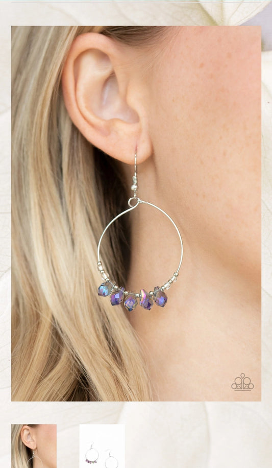 Holographic Hoops-Multi Earring
