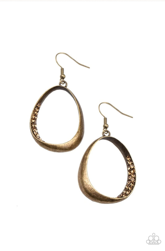 Fiercely Flauntable-Brass Earring