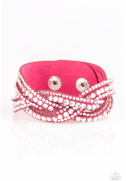 Bring on the Bling-Pink Bracelet