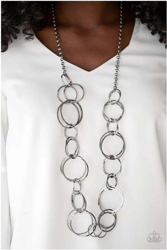 Natural-Born RINGLEADER-Black Necklace