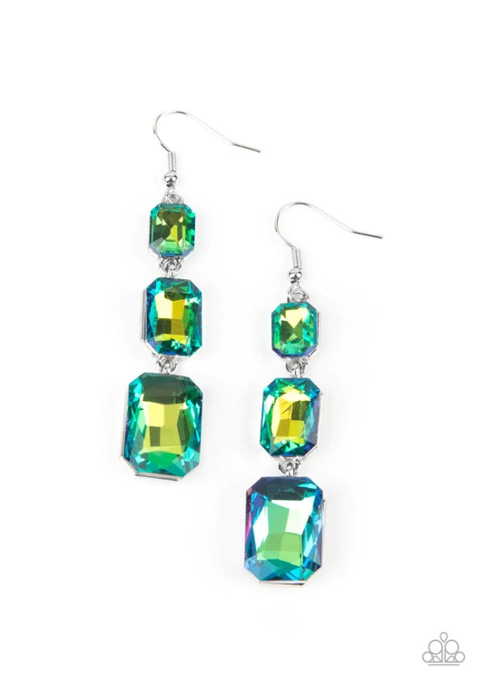 Cosmic Red Carpet-Green Earring