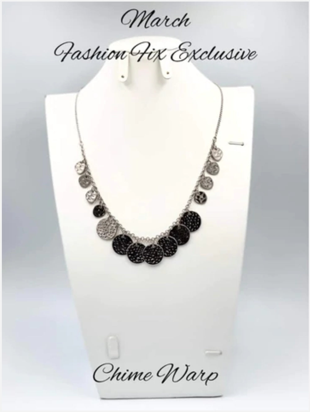 CHIME Warp-Silver Necklace