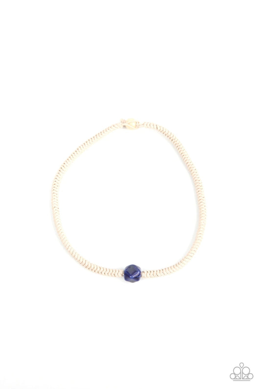 Metamorphic Marvel-Blue Urban Necklace