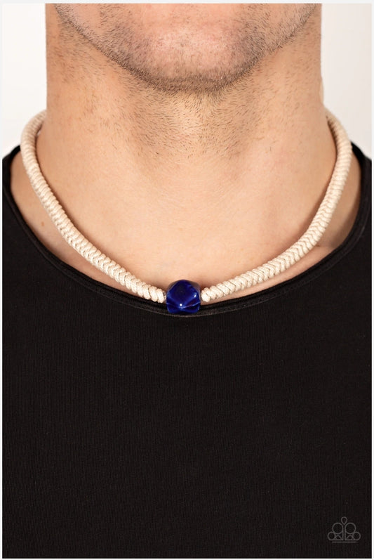 Metamorphic Marvel-Blue Urban Necklace