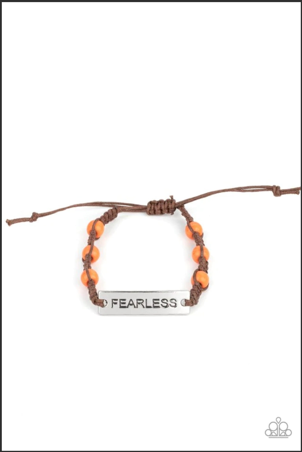 Conversation Piece-Orange Urban Bracelet
