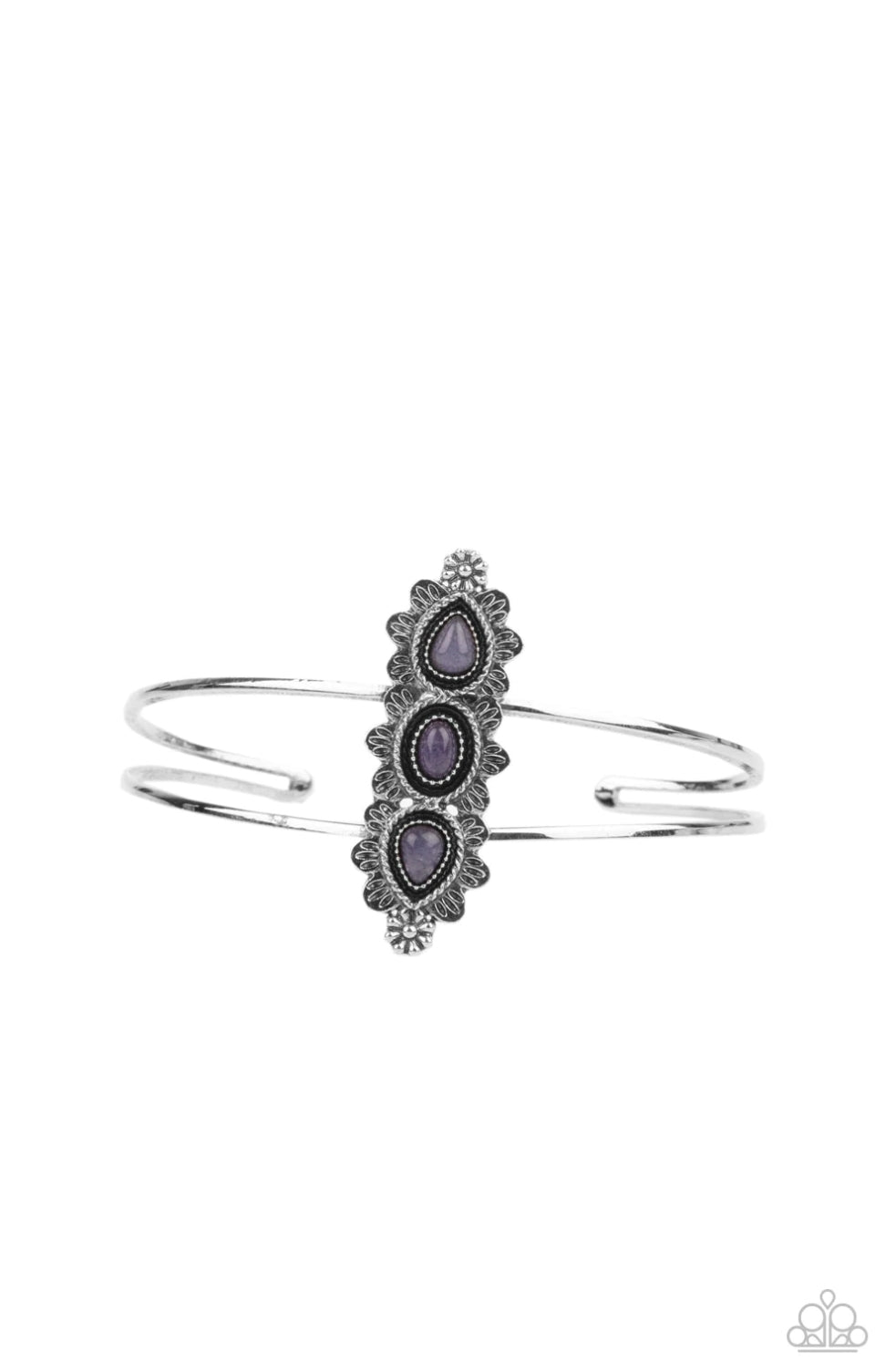 Fairytale Flowerbeds-Purple Bracelet