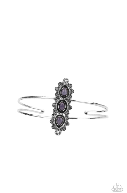 Fairytale Flowerbeds-Purple Bracelet