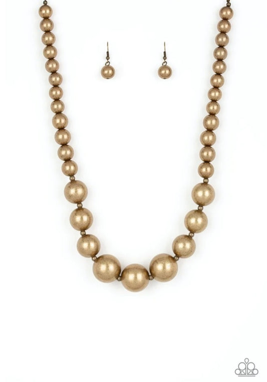 Living Up To Reputation-Brass Necklace