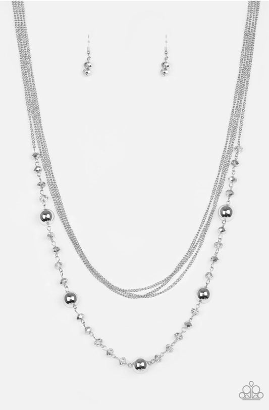 High Standards-Silver Necklace