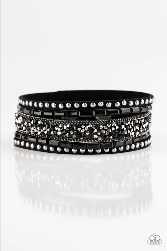 Rhinestone Rocker - Black