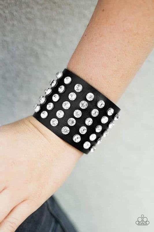 Mama Said Knock You Out-Black Bracelet